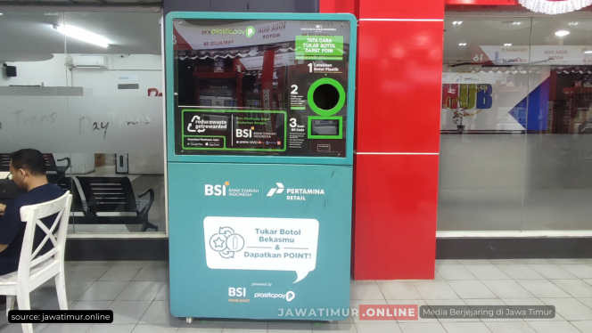 
 Mesin Anjungan Tukar Botol Bekas Dapat Uang Sudah Ada di Indonesia